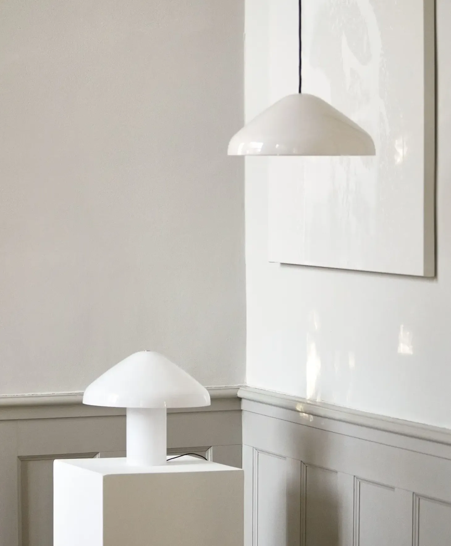 HAY - Pao Glass Table Lamp - hvid