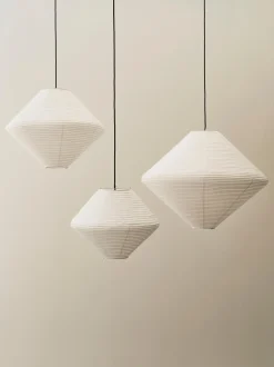 Hay - Paper Shade Diamond - Classic white - Ø60 cm