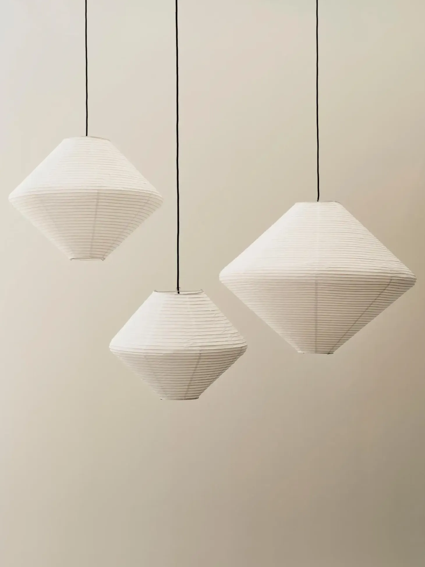 Hay - Paper Shade Diamond - Classic white - Ø60 cm
