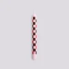 Hay - Pattern Candle - Light pink, bordeaux, red and silver checks
