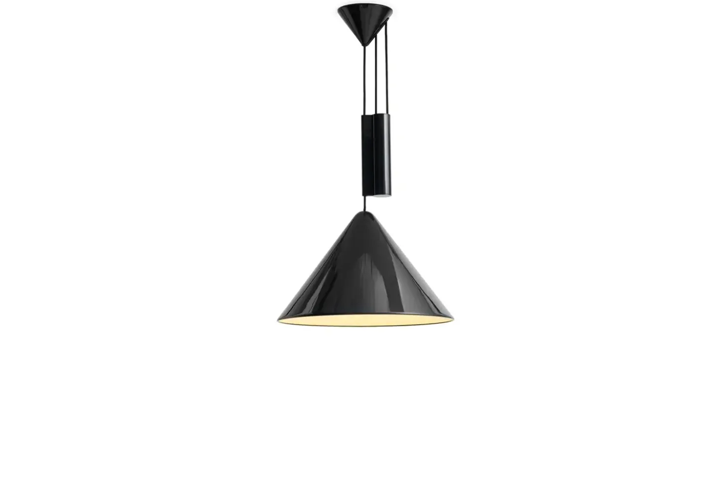 HAY - Pendel Lampe - Compass - Justerbar - Sort