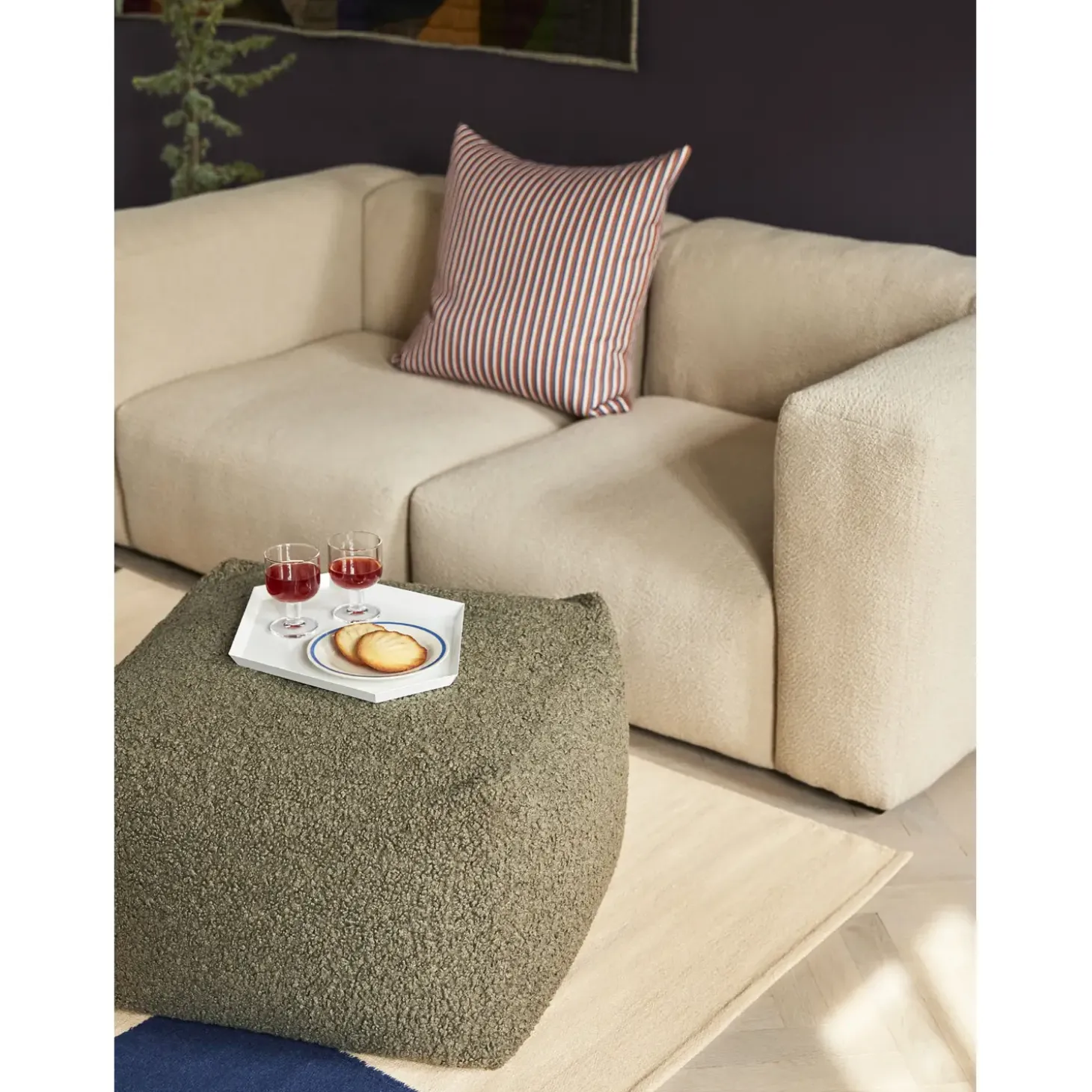 HAY - Pouf Snug - Grey