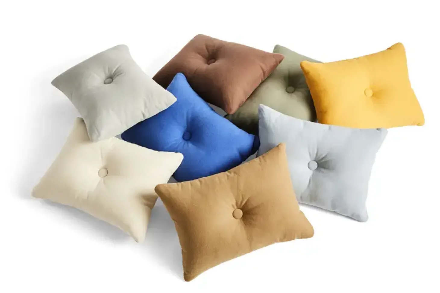 HAY - Pude - 1 Dot Cushion Planar - Warm Yellow - Varm Gul