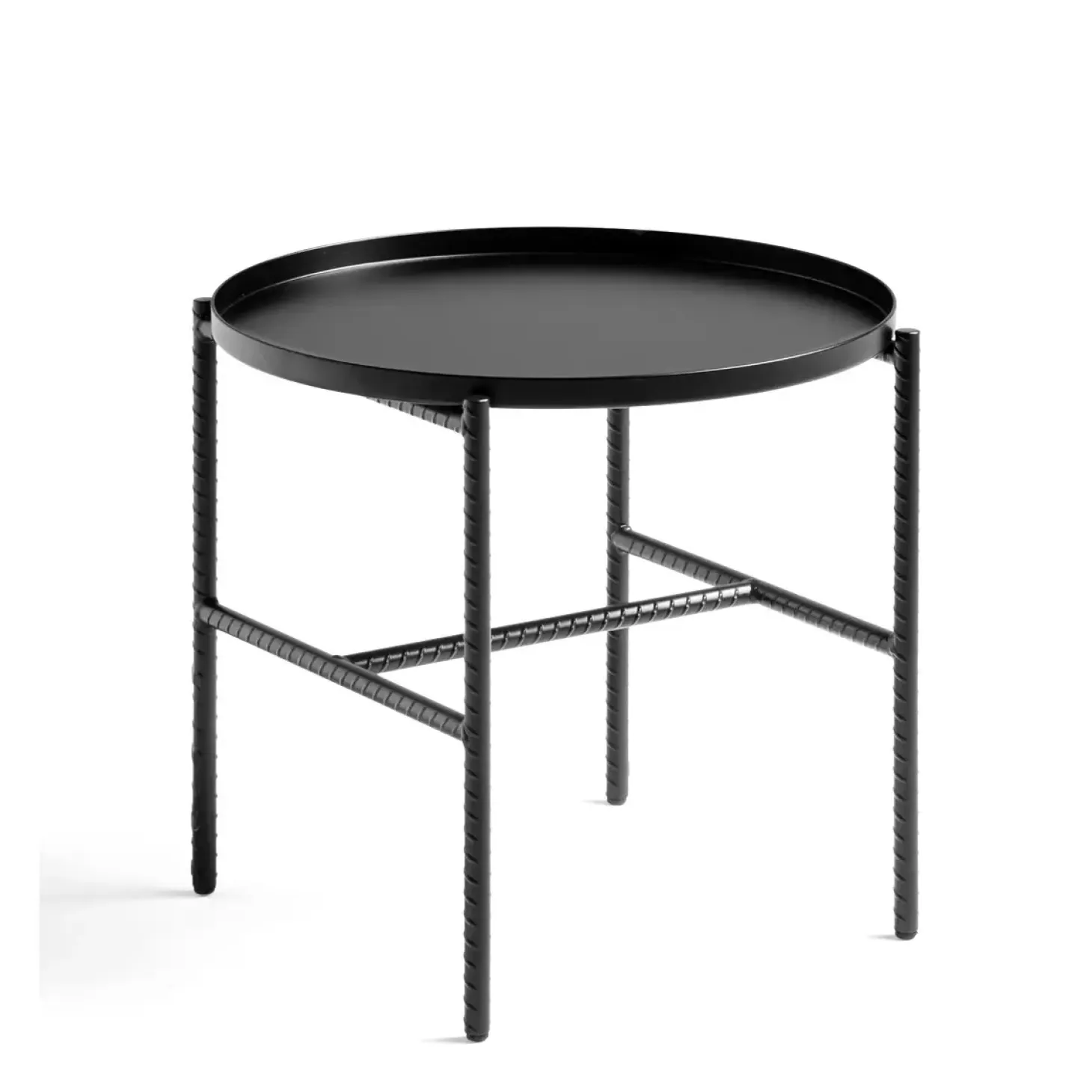 HAY - Rebar side table, soft sort - soft black