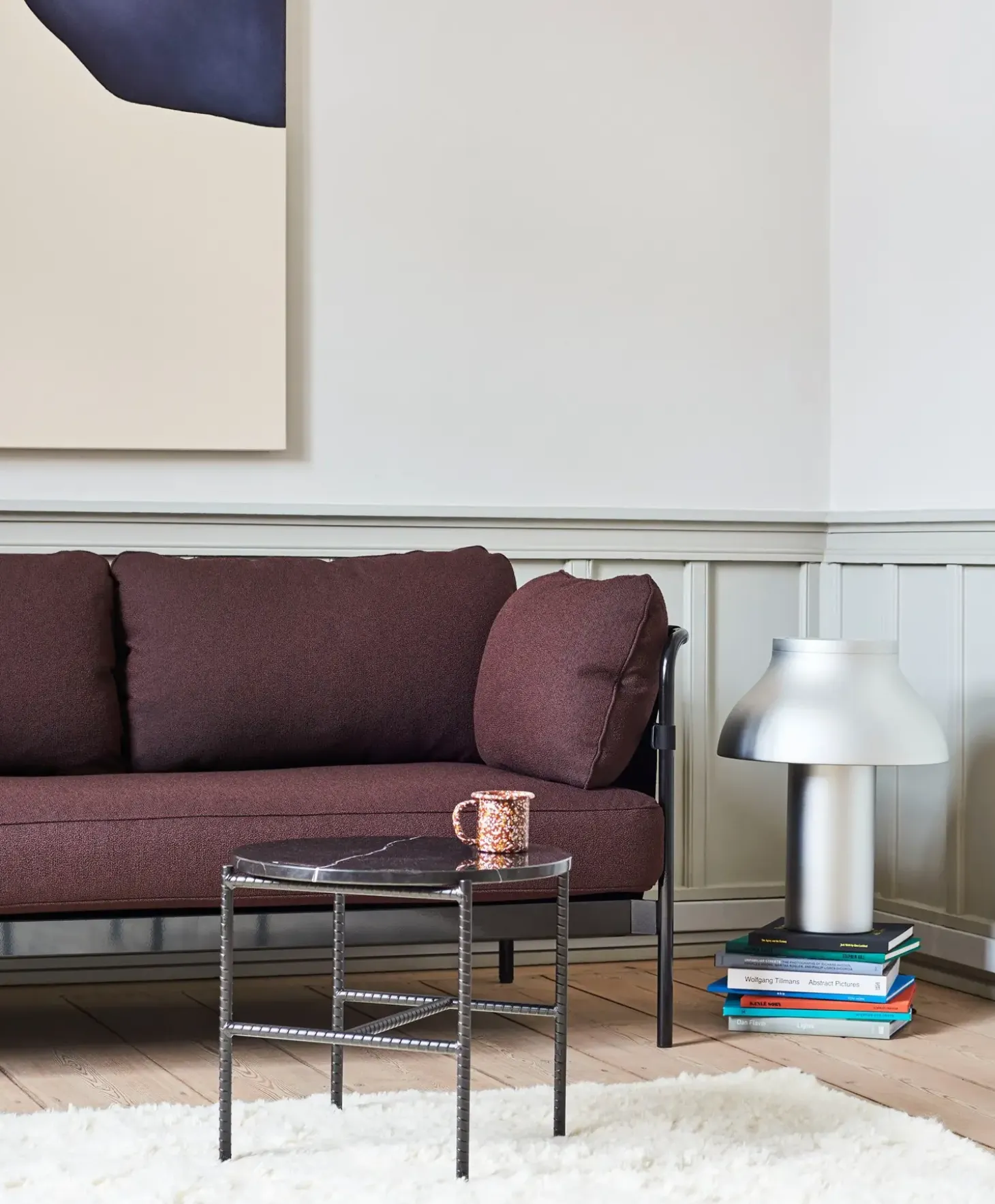 HAY - Rebar side table, soft sort - soft black