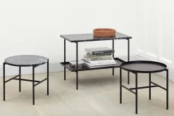 HAY - Rebar side table, soft sort - soft black