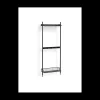 Hay - Reol - Pier System 1041 - 1 kolonne - Sort/Antracit - 82 X 31,5 X 209 cm