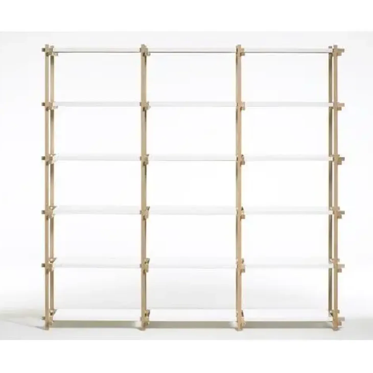 Hay - Reol - Woody High nature/white - natur/hvid reol med 15 hylder
