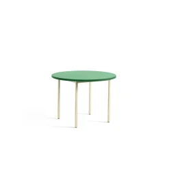 Hay - Rundt Bord Ø 105 cm - Two-Colour - Mintgrøn med creme hvide ben