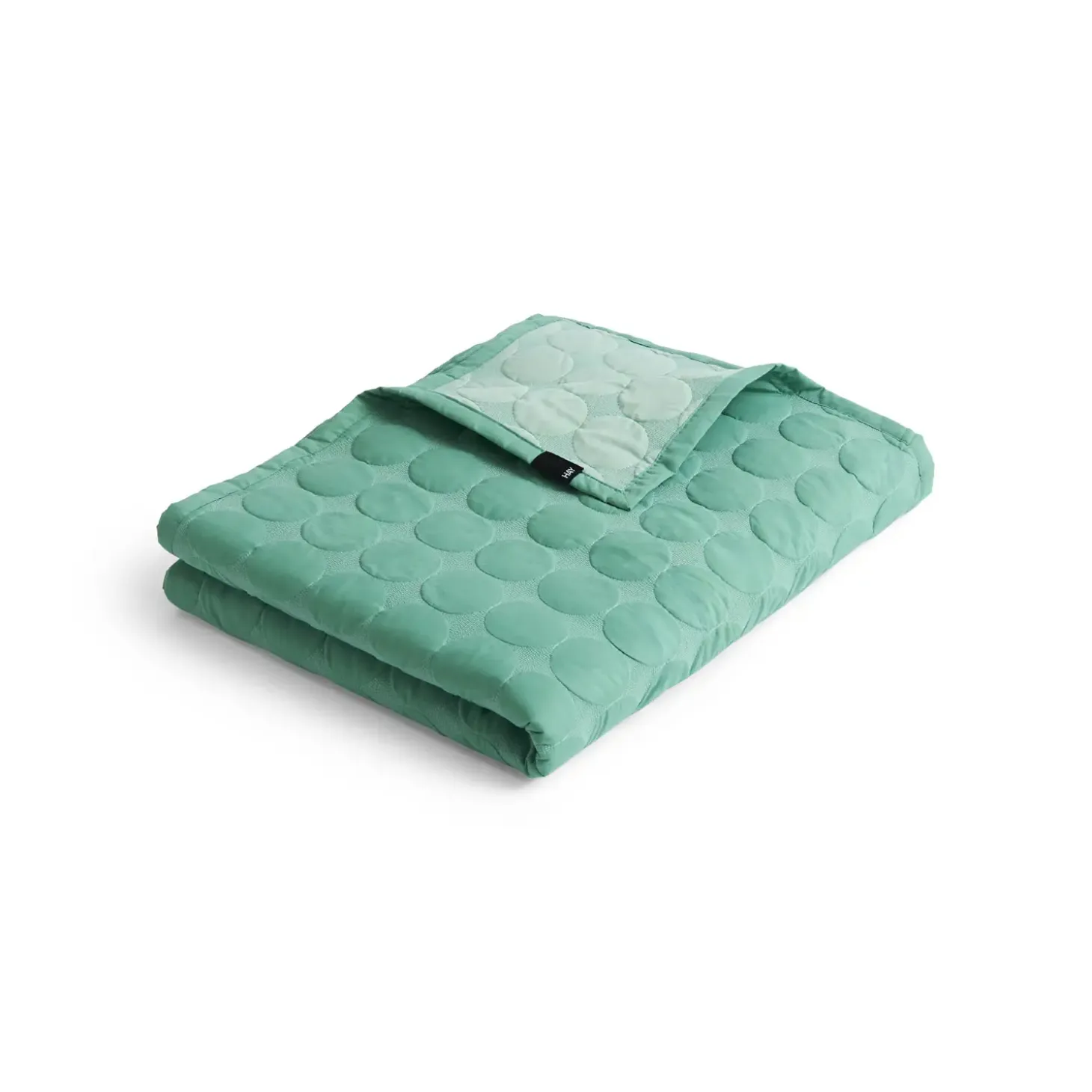 Hay - Sengetæppe - Mega Dot - Organic - Sea Green - 235x245