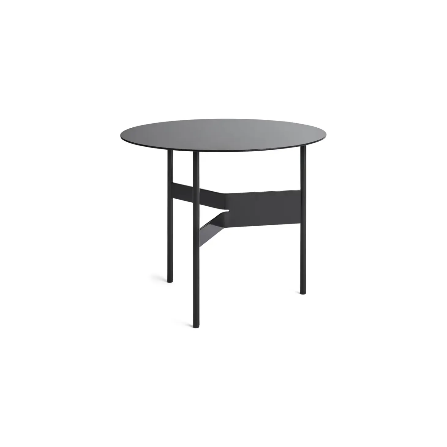 Hay - Sofabord - Shim Coffee Table - Sort - Ø54 cm