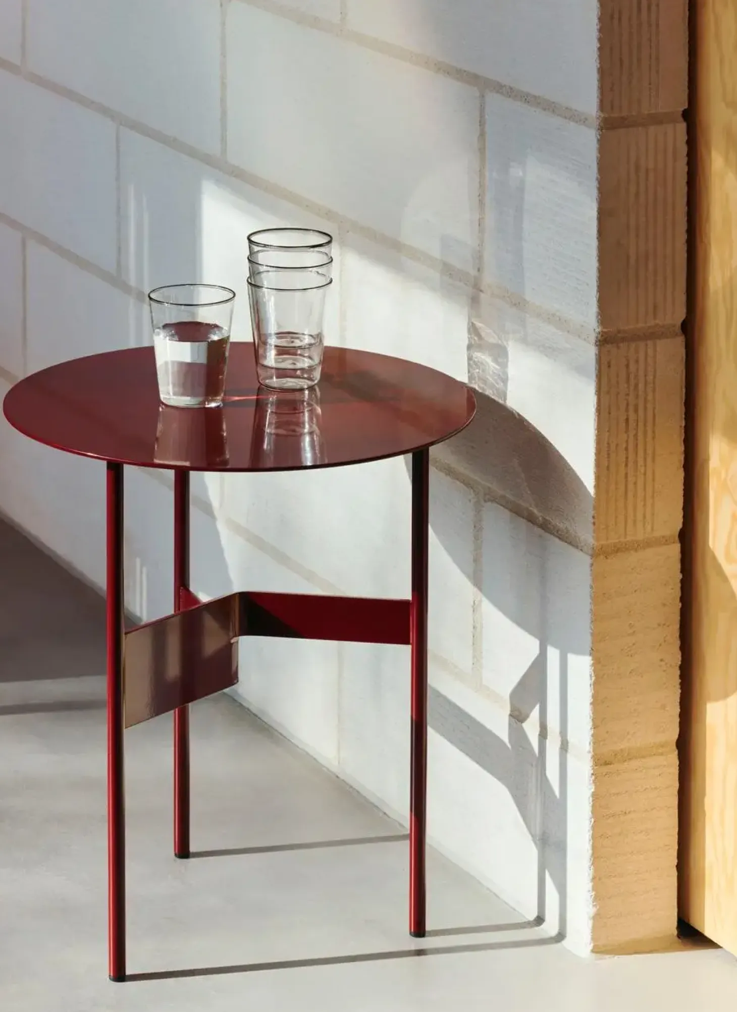 Hay - Sofabord - Shim Coffee Table - Sort - Ø54 cm