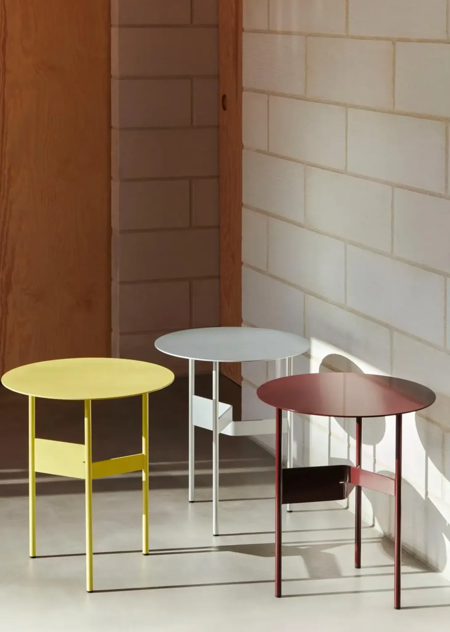 Hay - Sofabord - Shim Coffee Table - Sort - Ø54 cm