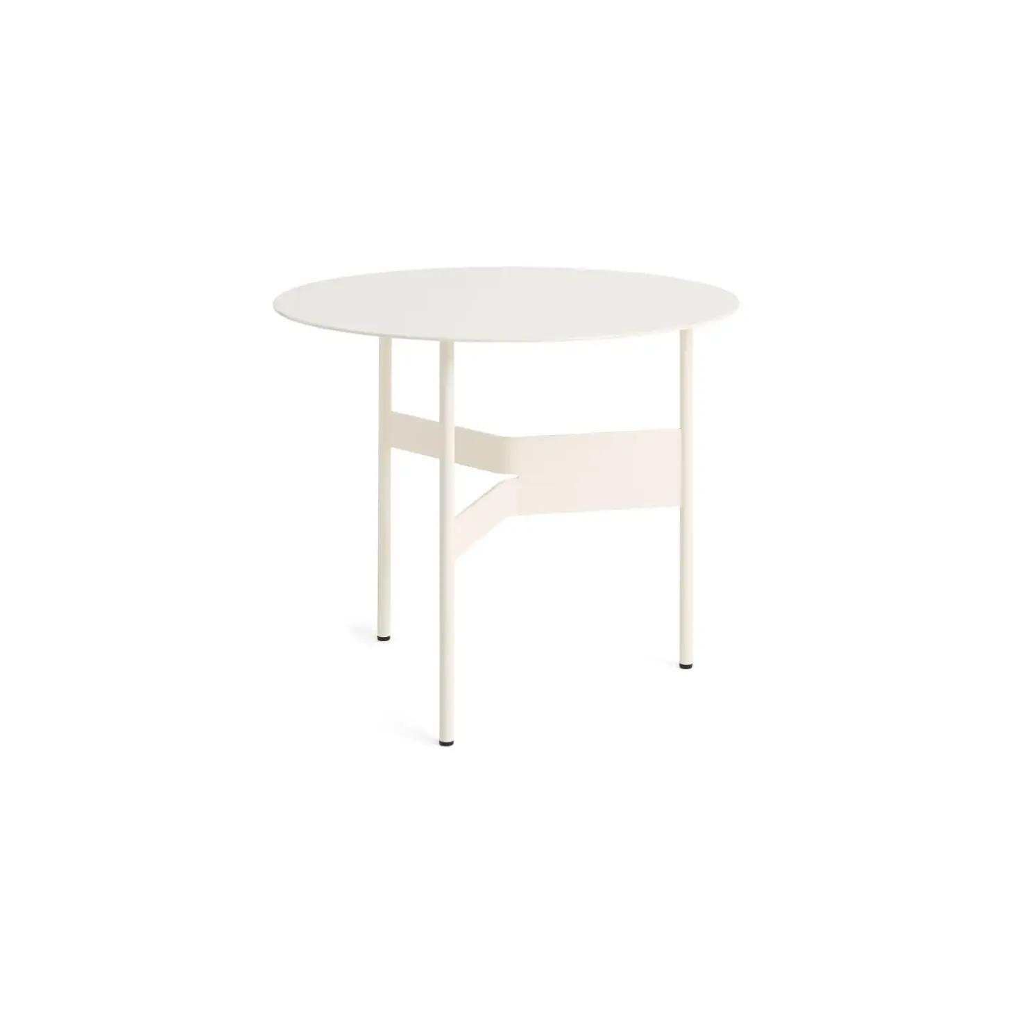 Hay - Sofabord - Shim Coffee Table - Hvid/Eggshell - Ø54 cm