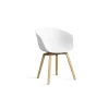 Hay - Spisebordsstol - AAC 22 - About a Chair - Hvid 2.0 - Ben: eg/vandbaseret lak