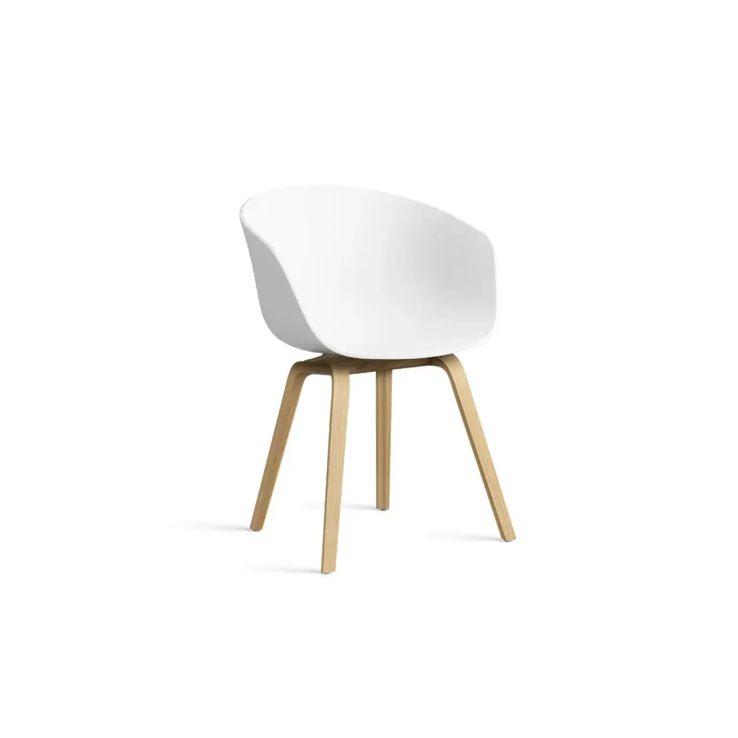 Hay - Spisebordsstol - AAC 22 - About a Chair - Hvid 2.0 - Ben: eg/vandbaseret lak