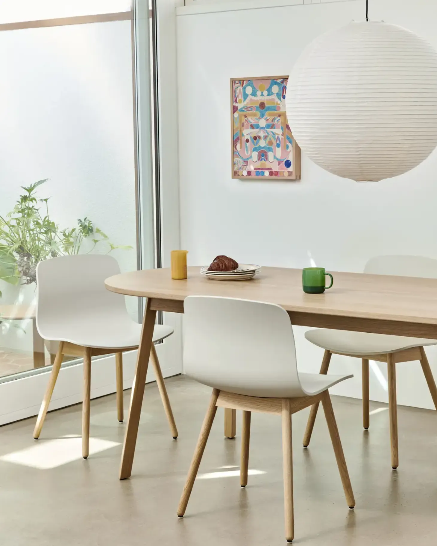 Hay - Spisebordsstol - AAC 12 - About a chair - Concrete Grey 2.0 - Ben: eg/vandbaseret lak