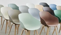 Hay - Spisebordsstol - AAC 222 - About a Chair - Hvid 2.0 - Ben: sæbebehandlet eg