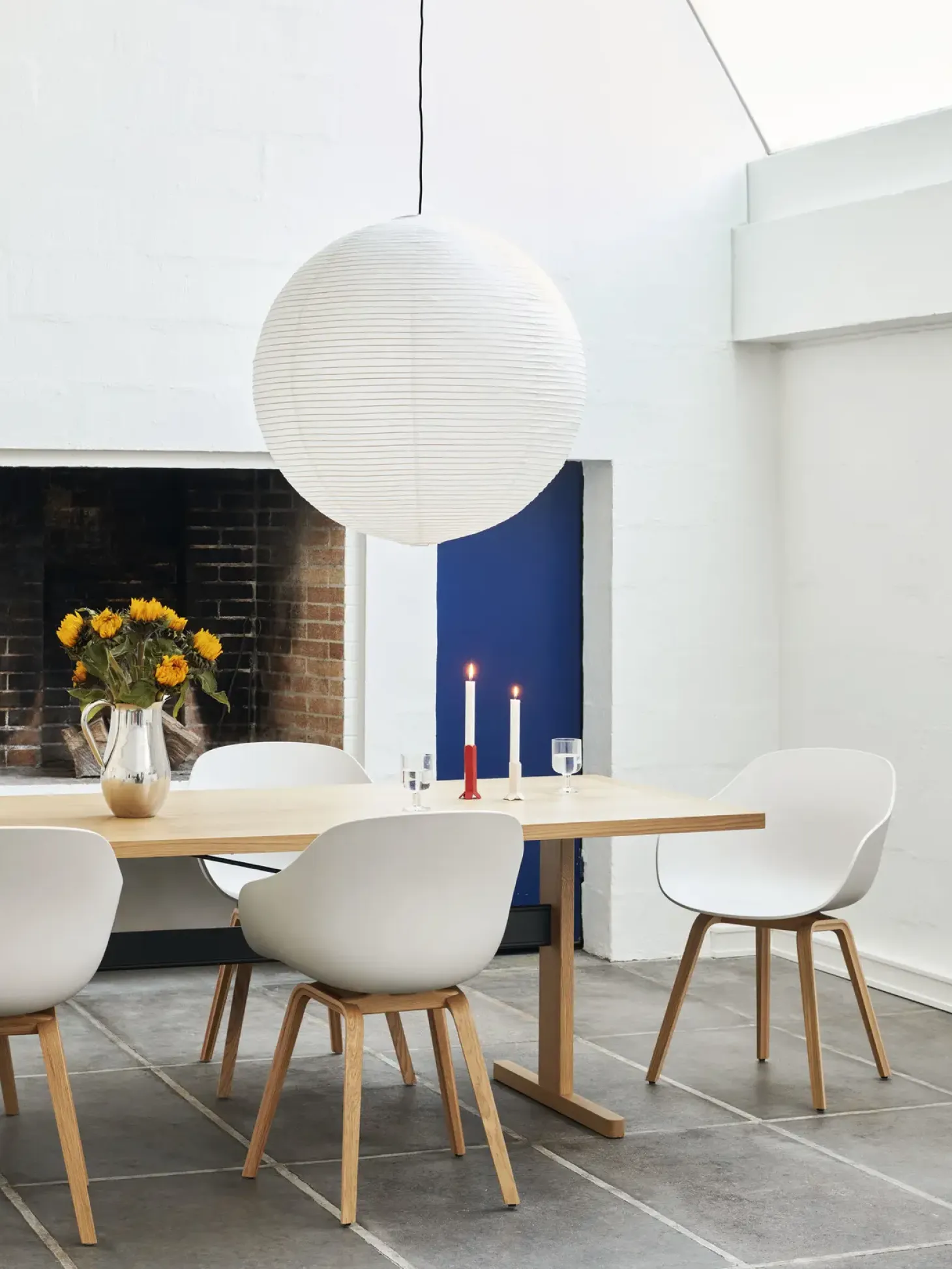 Hay - Spisebordsstol - AAC 222 - About a Chair - Dusty Blue 2.0 - Ben: eg/vandbaseret lak