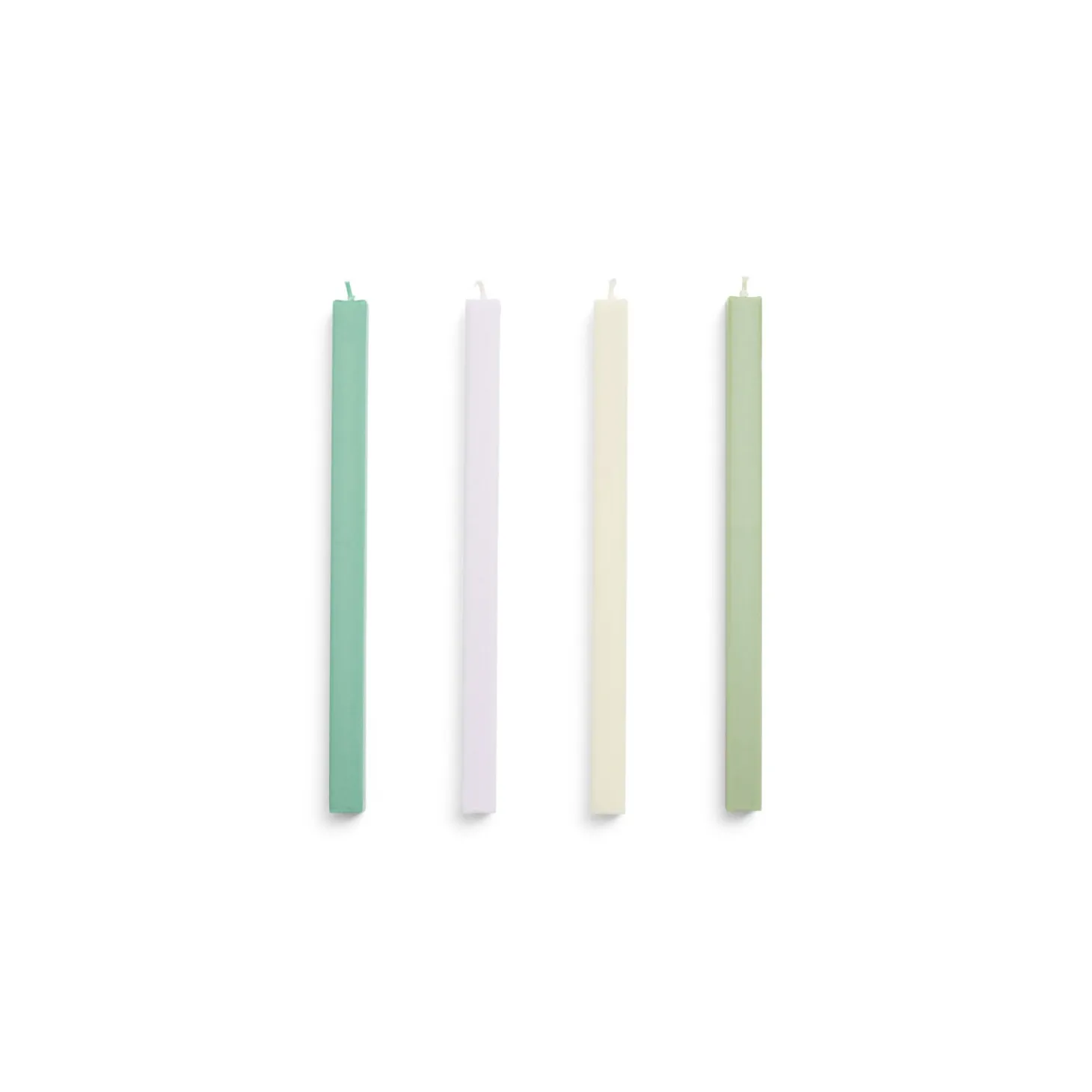 Hay - Stearinlys - Square - Sæt med 4 stk. - Pastel