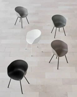 Hay - Stol AAC26 - Soft sort med sorte ben - about a chair AAC 26