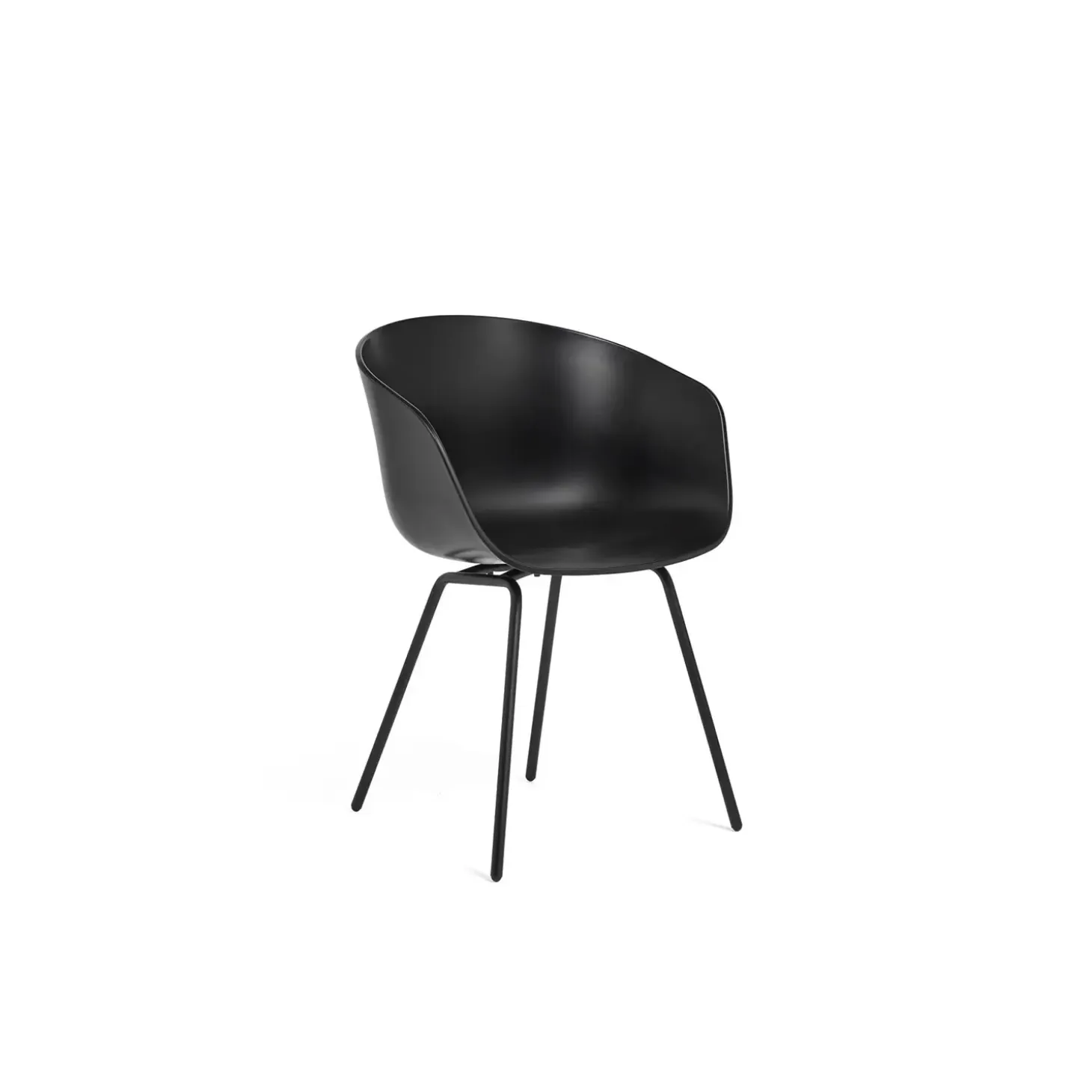 Hay - Stol AAC26 - sort med sorte ben - about a chair AAC 26