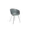 Hay - Stol AAC26 - Støvet blå med krom ben - about a chair AAC26