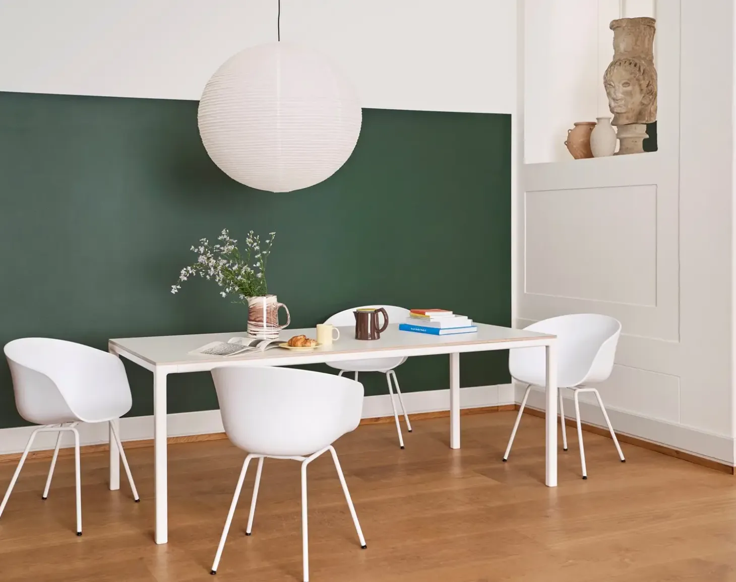 Hay - T12 bord - hvid længde 250 cm