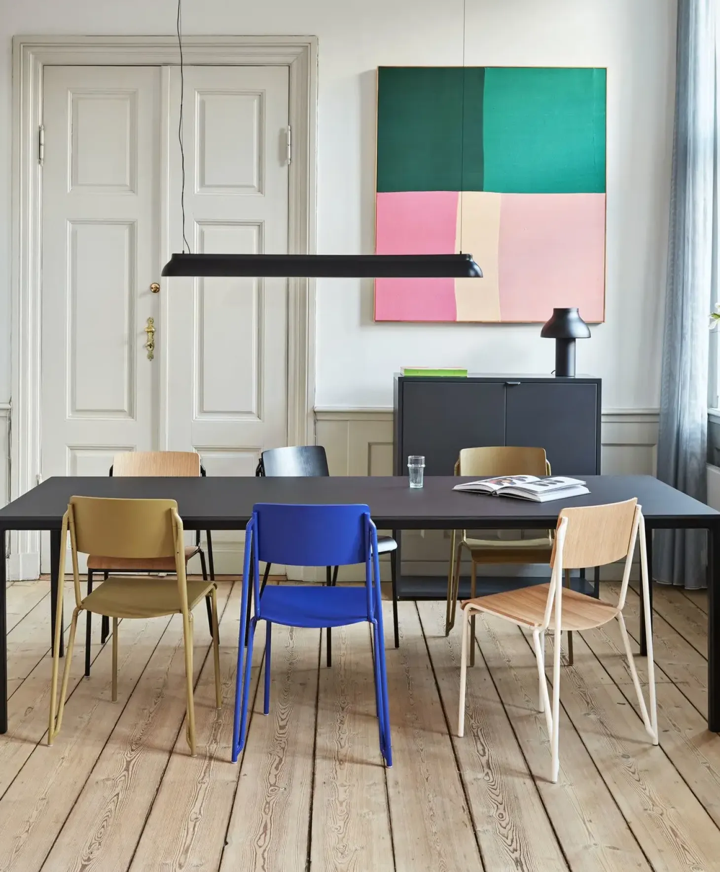 Hay - T12 bord - sort længde 250 cm