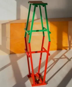 HAY - Taburete 8 Bar Stool - Jade Green - Lacquered Oak Veneer Seat - Lav model 65 cm
