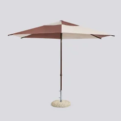 Hay - Terrazza Parasol - Hexagon - Hvid/burgundy