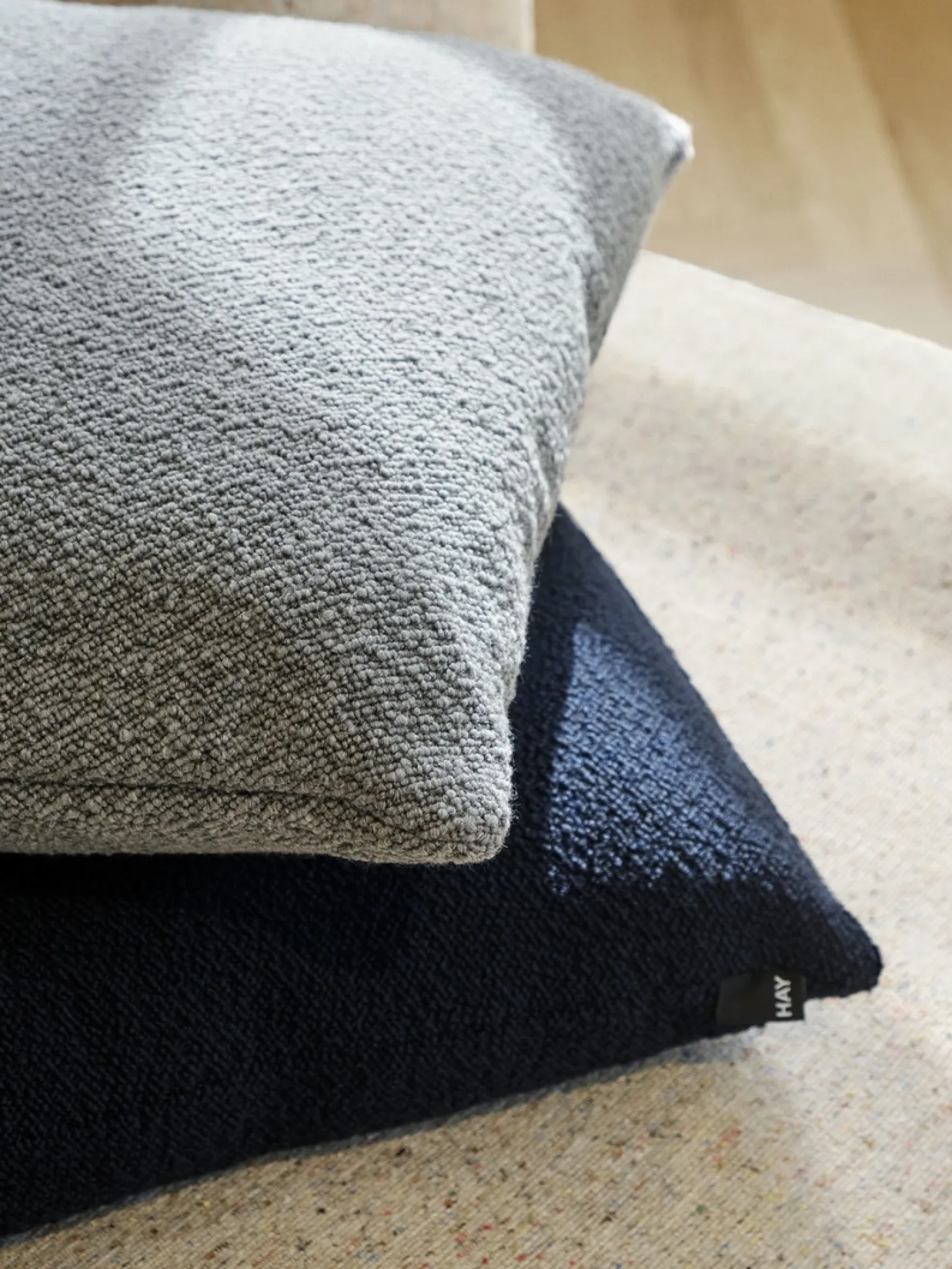 Hay - Texture Cushion - 50 x 50 cm - Light grey