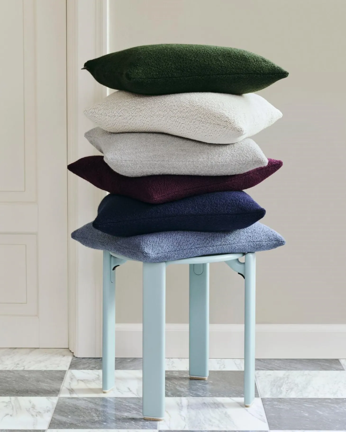 Hay - Texture Cushion Cover - 50 x 50 - Pigeon blue