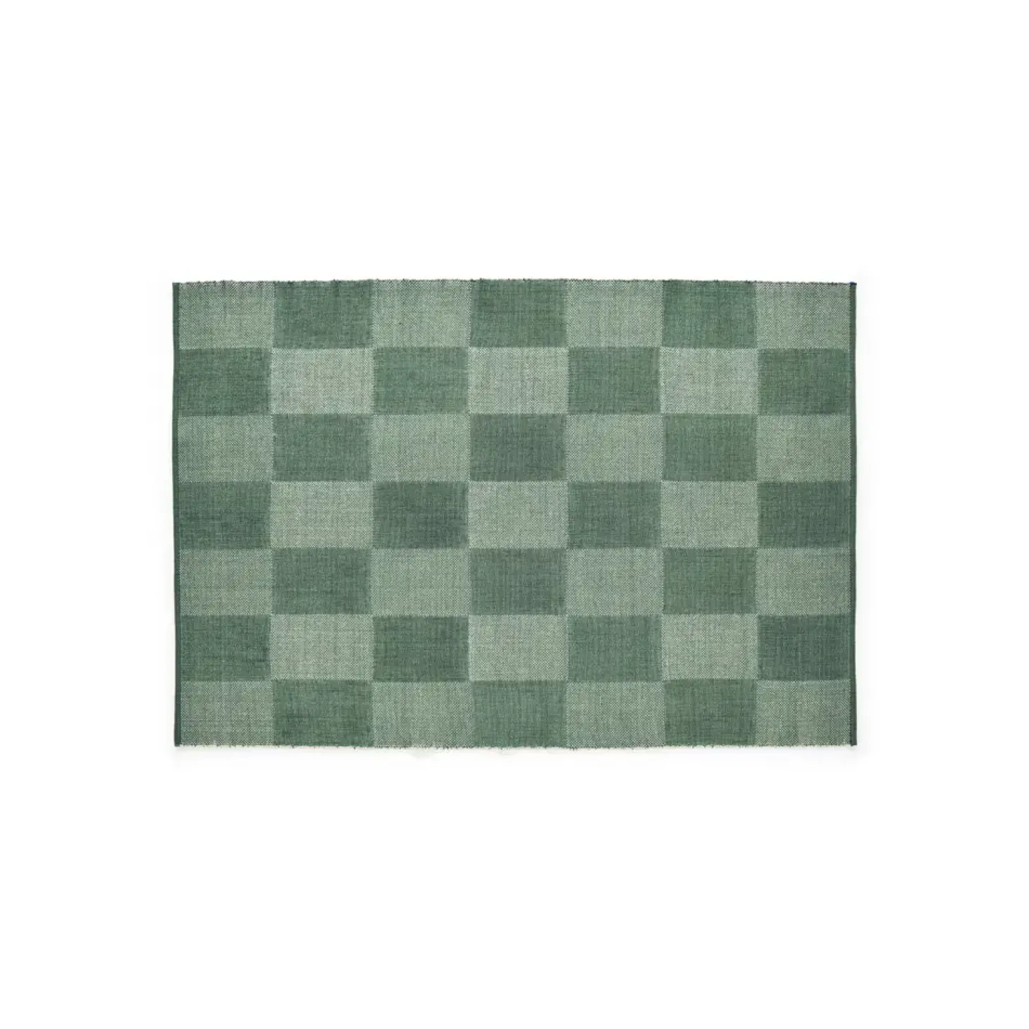 HAY - Tæppe Check Rug - Green/Grøn - 140 x 200 cm