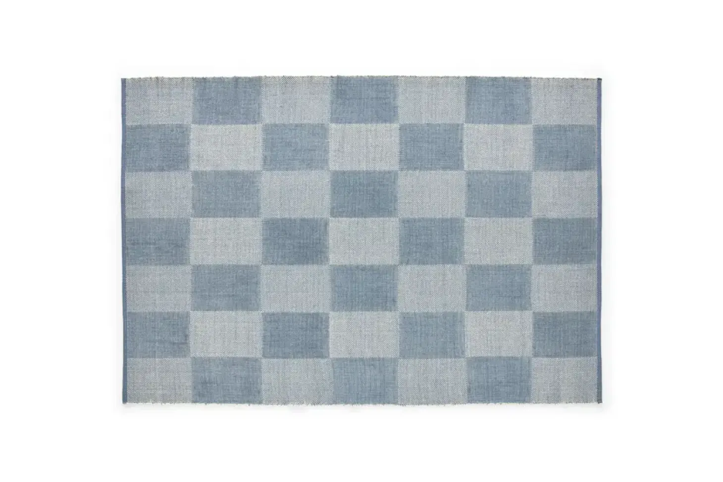 HAY - Tæppe Check Rug - Light Blue S/Lyseblå - 140 x 200 cm