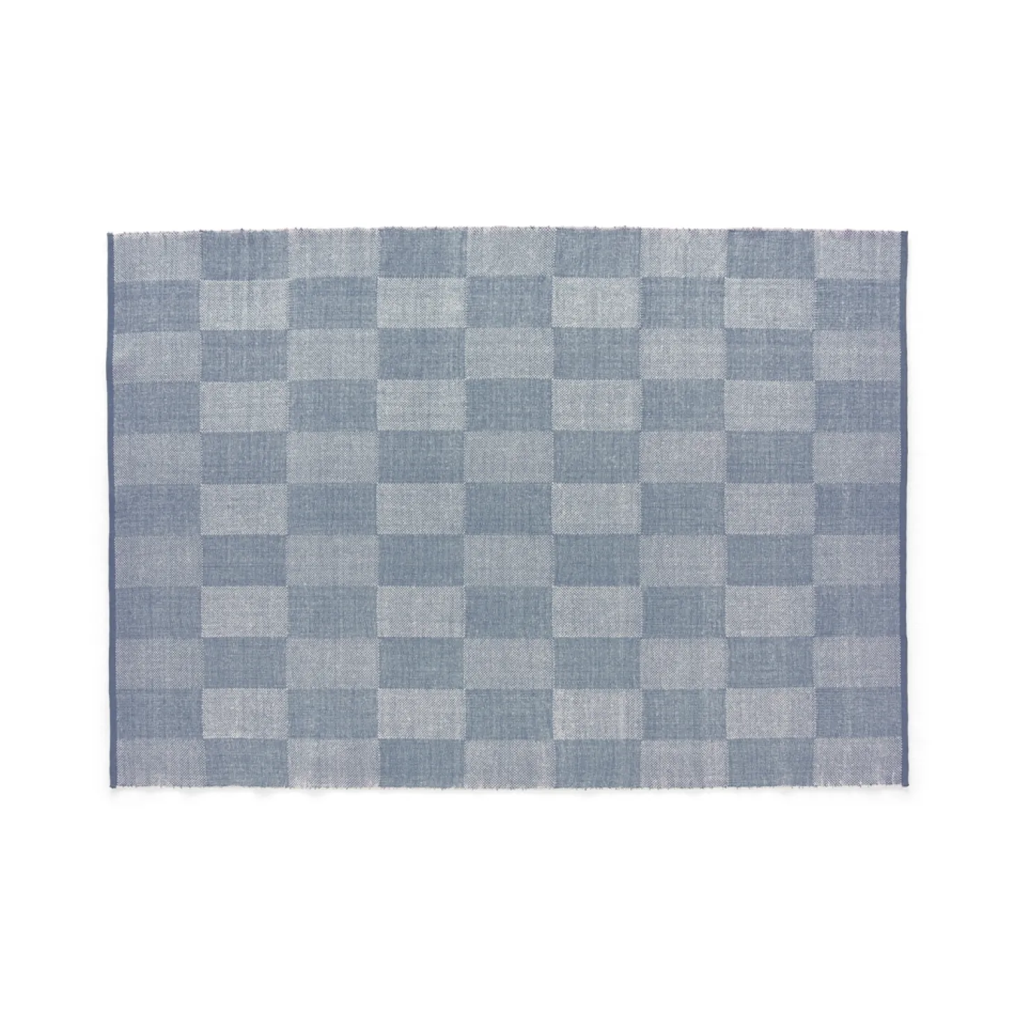 HAY - Tæppe Check Rug - Light Blue S/Lyseblå - 170 x 240 cm