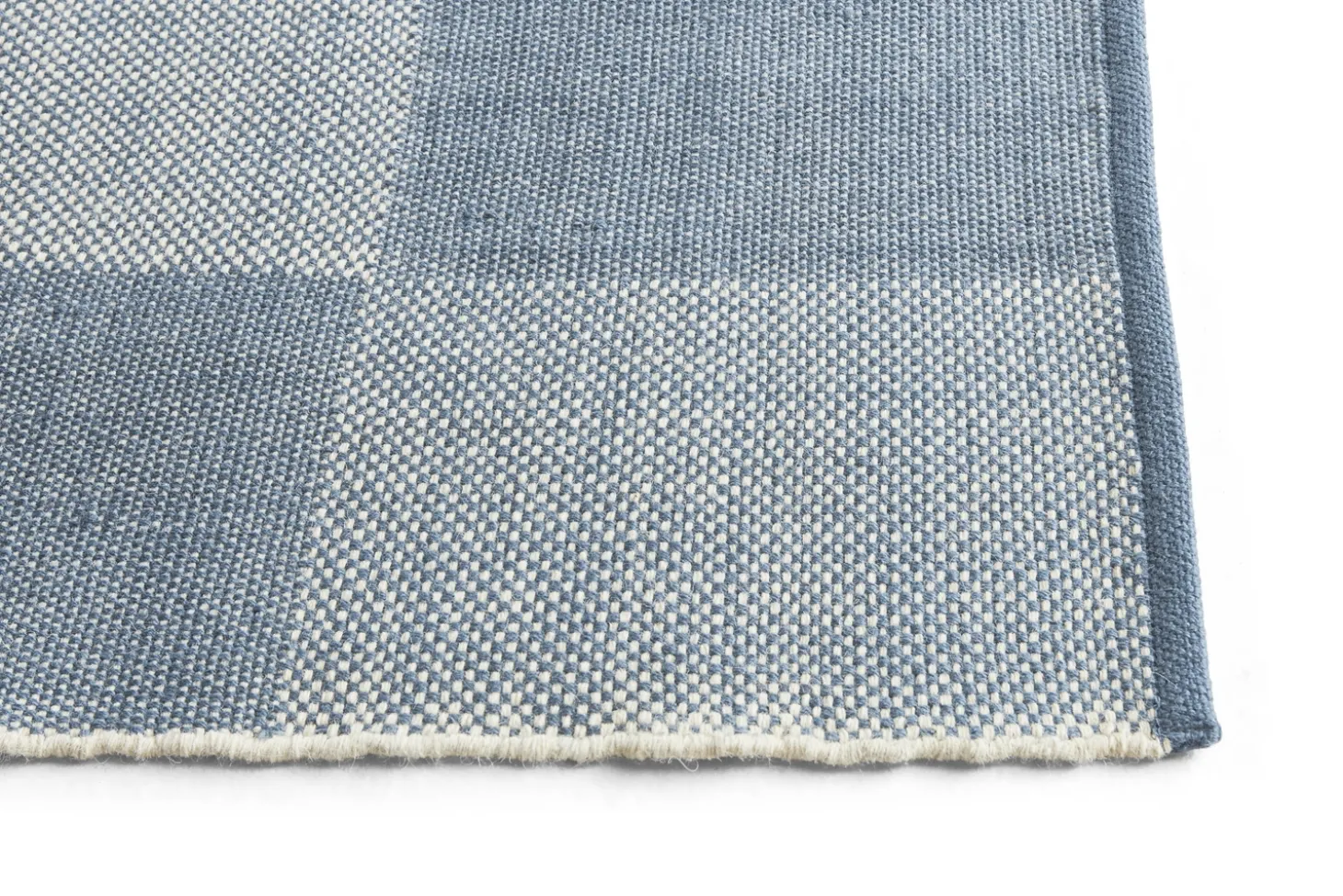 HAY - Tæppe Check Rug - Light Blue S/Lyseblå - 170 x 240 cm