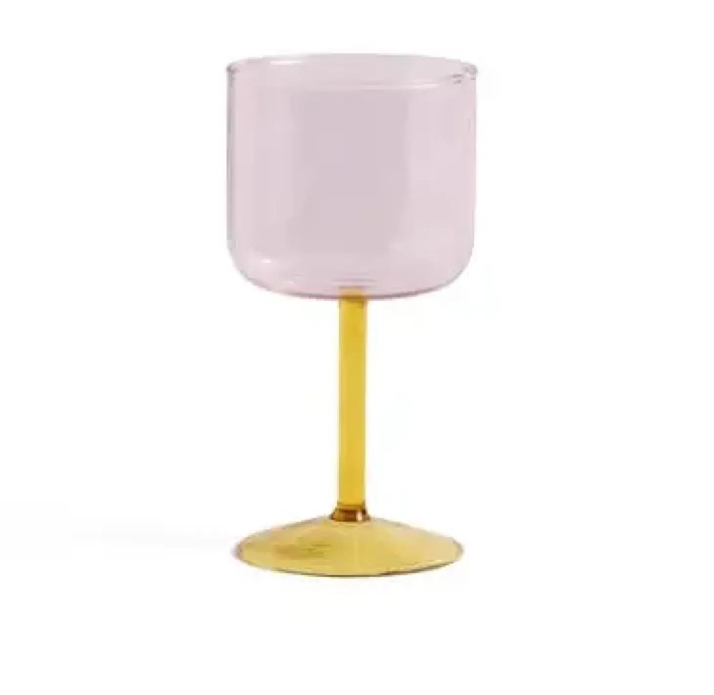 HAY - Vinglas - Tint Wine Glass - Set of 2 / Pink and Yellow