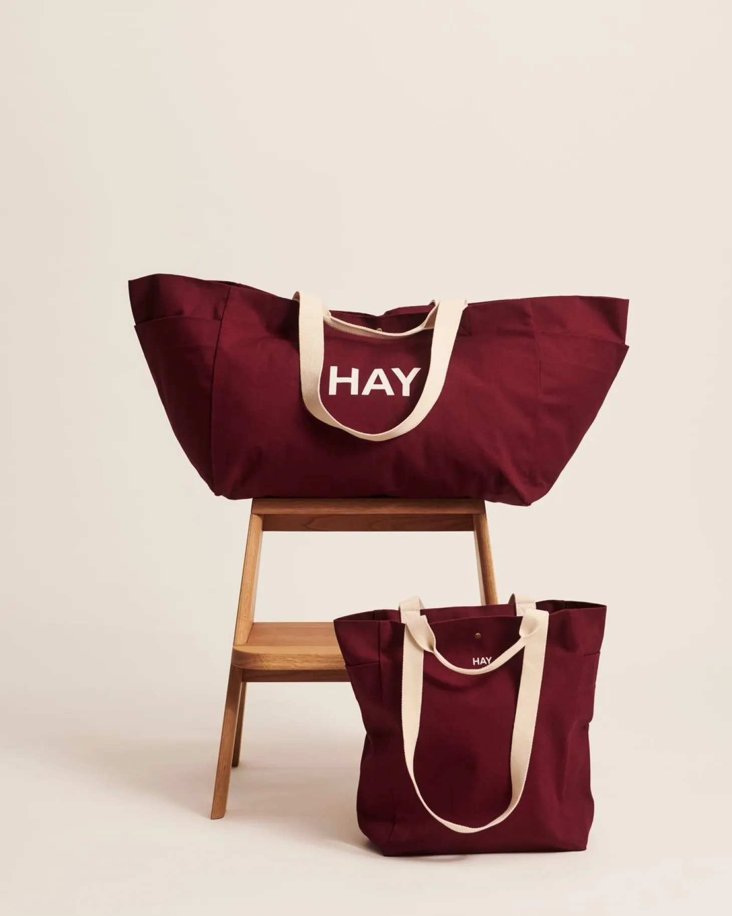 Hay - Weekend Bag (Organic) - Large - Burgundy - Burgundy - 669