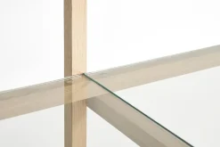 Hay - Woody Shelving 2.0 Column Low - Eg/glas - 3 glashylder