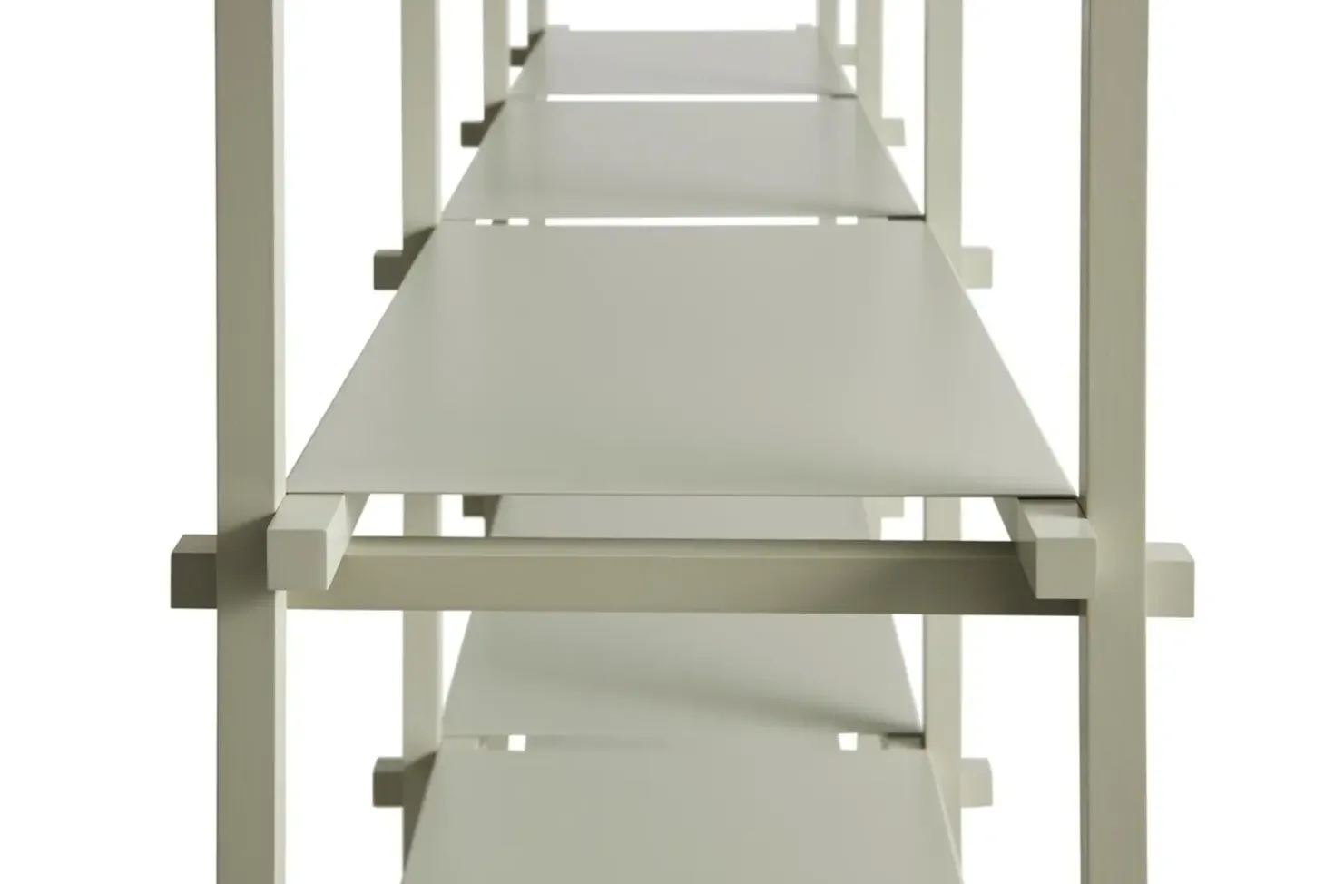 Hay - Woody Shelving 2.0 Column High - Grå - 6 hylder