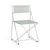 Hay - X-Line Chair - Havestol - Powder coated steel base - Pale linden- ben og sæde