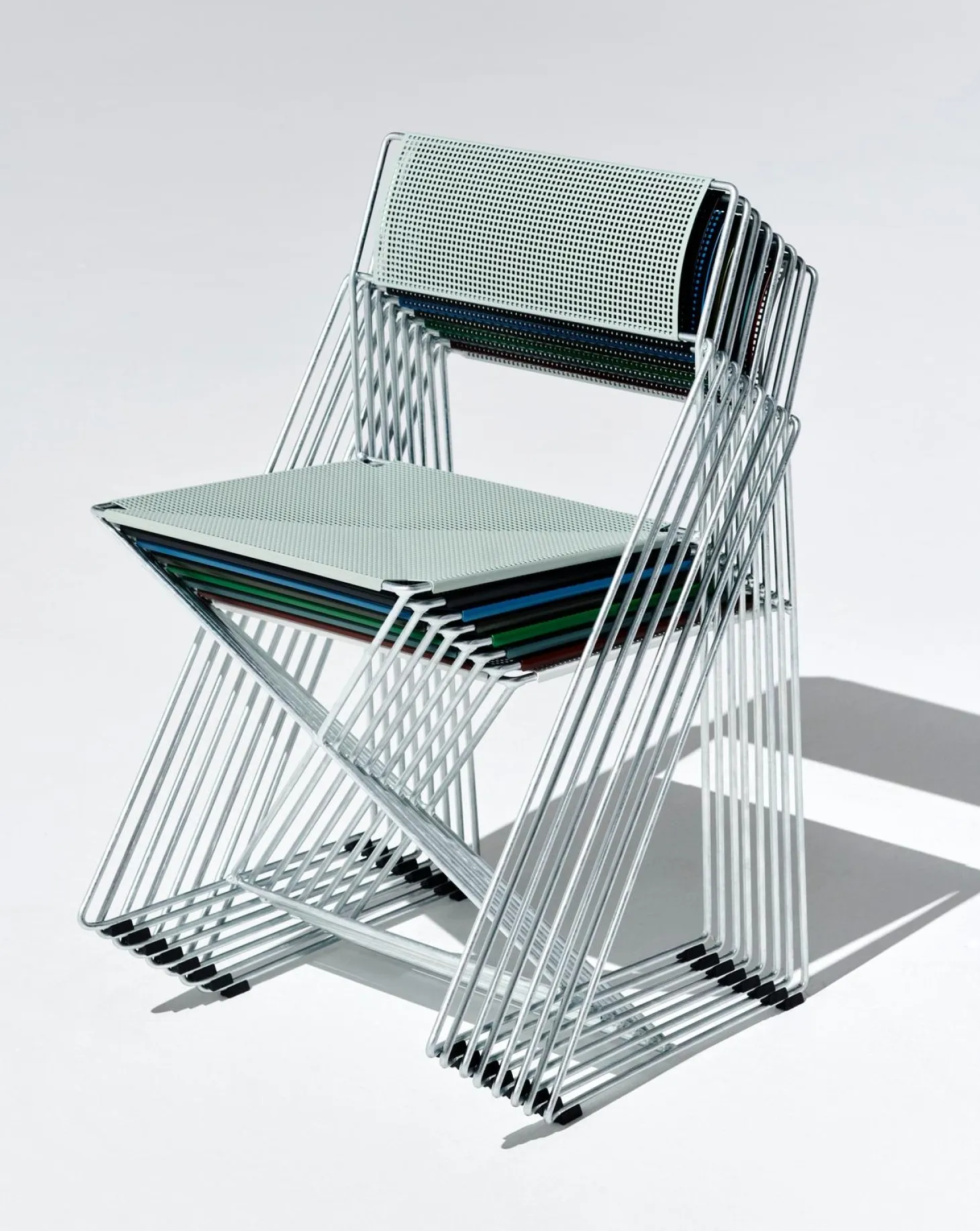 Hay - X-Line Chair - Havestol - Hot galvanised base - Pale linden
