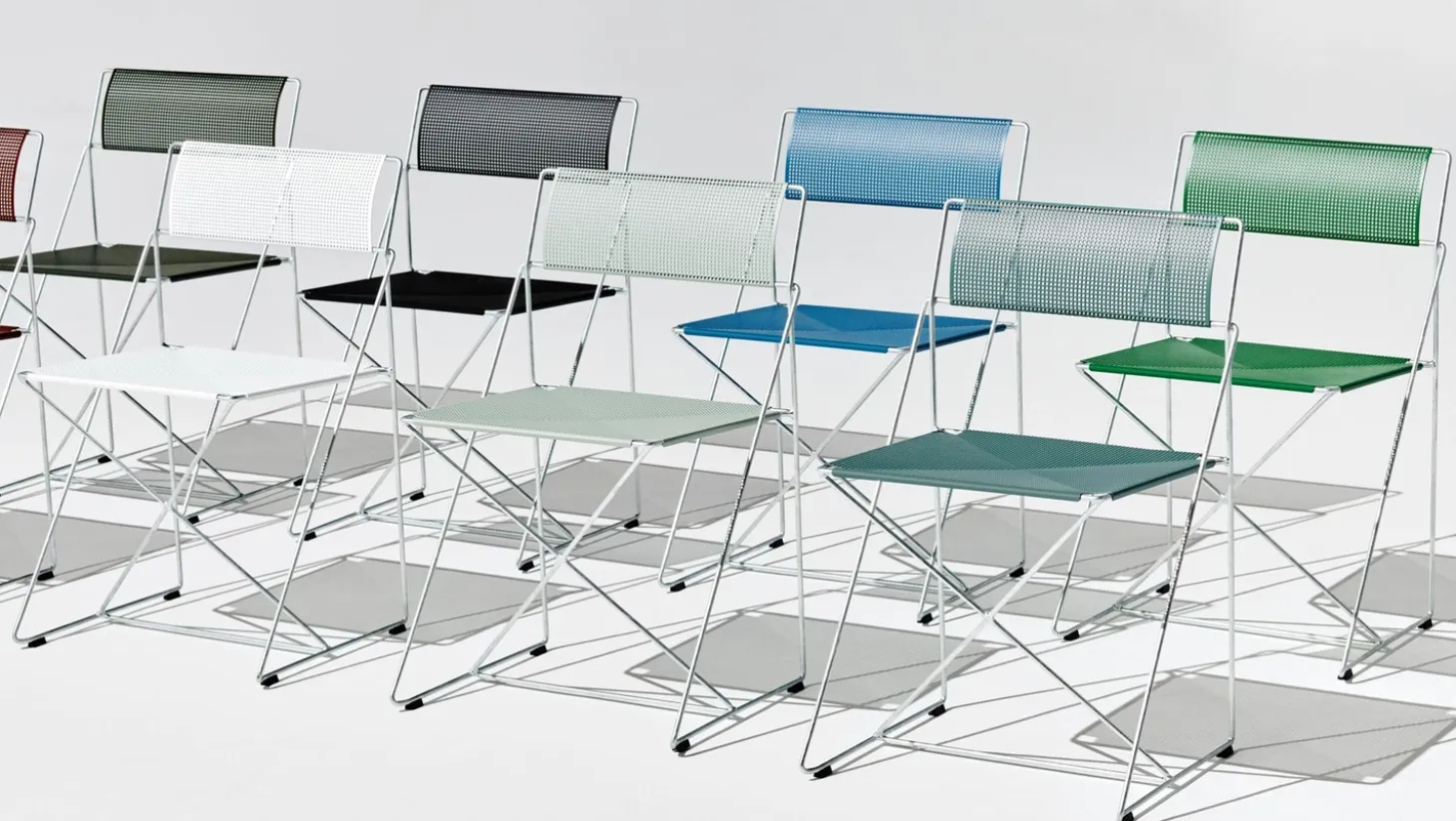 Hay - X-Line Chair - Havestol - Hot galvanised base - Pale linden