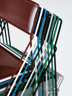 Hay - X-Line Chair Autumn green powder coated steel base - Autumn green