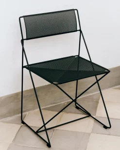 Hay - X-Line Chair Black powder coated steel base - Black