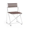 Hay - X-Line Chair Chromed base Indoor - Iron red