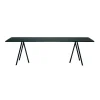Hay bord - Loop Stand Bord i sort 200 cm - spisebord uden supportbar