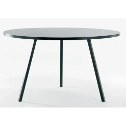 Hay bord rundt - Loop stand sort Ø 120 cm - sort