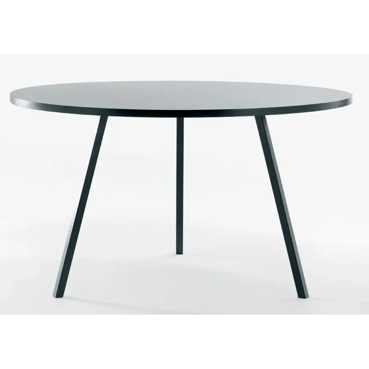 Hay bord rundt - Loop stand sort Ø 120 cm - sort